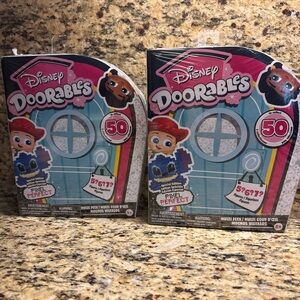 2 unopened Pixel series Disney Doorables Blind Boxes -w 5,6 or 7 figures in boxe